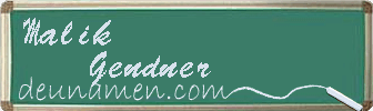 Malik Gendner Visitenkarte